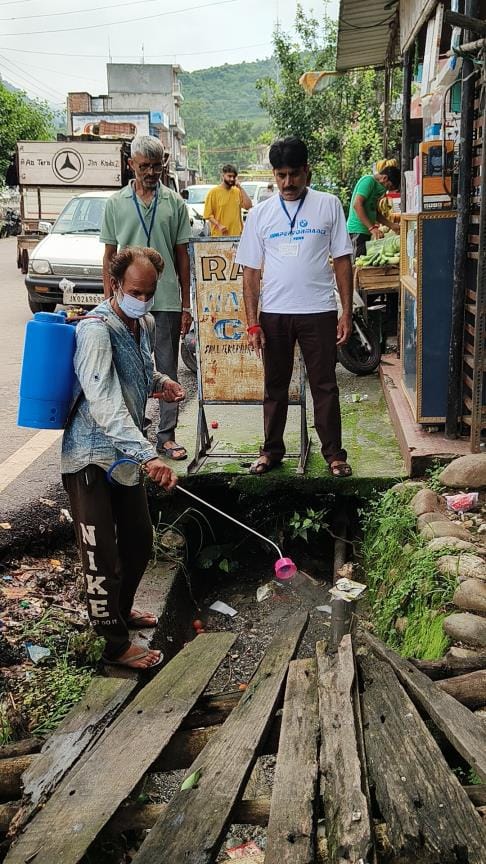 Poni, Health Department, Team Fogging in Market