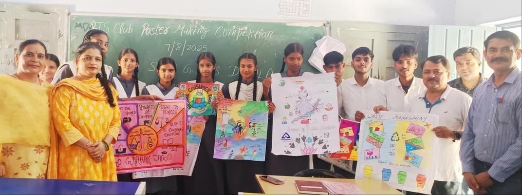 Kavita first in poster making, Lata first in baby show