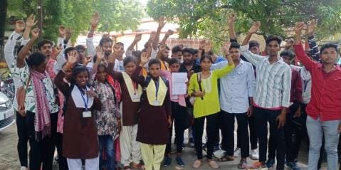 Even after getting the marks, they were put back, demand for improvement in the result