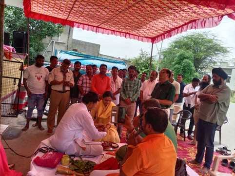Ajmer News: Transport Advisory Association Worships Lord Shiva, Organizes Sahasradhara at Office Temple