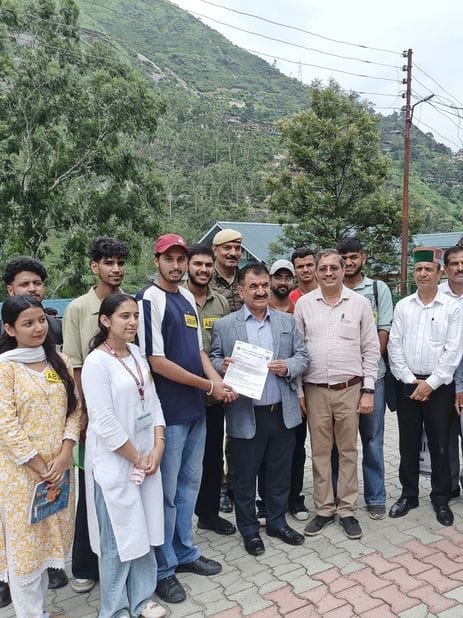 ABVP submitted a memorandum to the Vice Chancellor