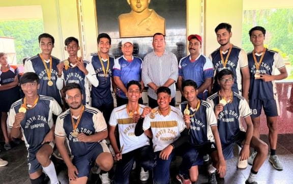 United Public School won the trophy in CISCE Regional Handball Tournament
