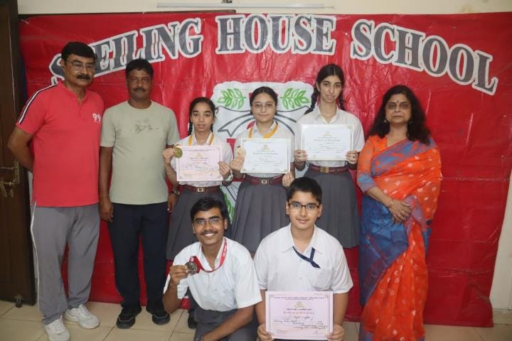 Five players of Sheeling House School won medals in CISCE sports competitions
