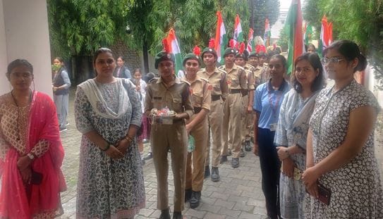 Students took out a rally on the centenary of Kakori train action