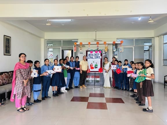 Rakshabandhan festival celebrated in Vidyadeep Global School