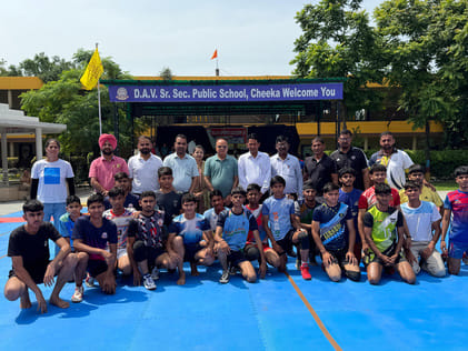 DAV School Cheeka's team first in Kabaddi