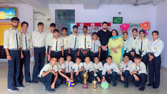Players of Kurukshetra Public School shined