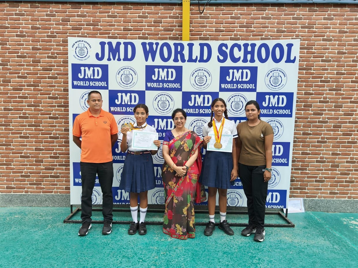 Aadya and Shravika won seven medals in CBSE East Zone Inter-school Swimming Competition