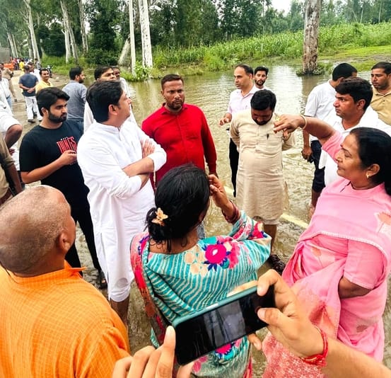 MP visited the flood affected area
