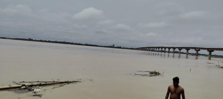 The crisis increase Saryu is one foot below the danger mark