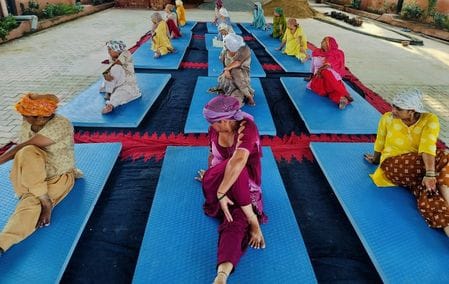 Yoga makes the body healthy