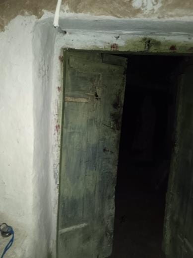 Son killed his old father with knife and axe