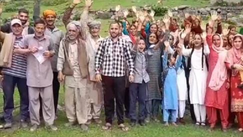 Udhampur, Peoples Held Protest, Pancheri, Jungle Gali, No Electricity Two Months