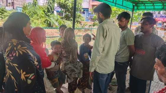 The trust performed the last rites of the child of a migrant worker
