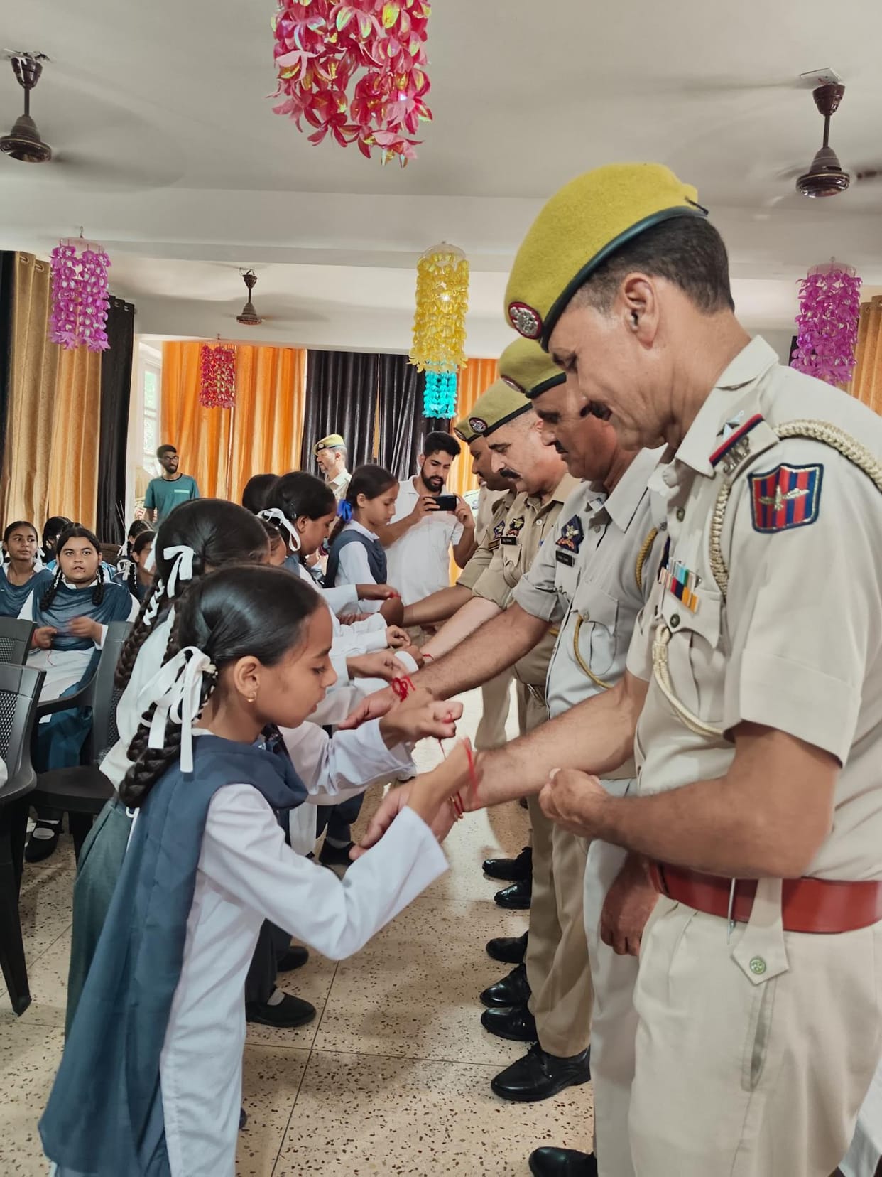 Reasi, Sarswati Vidya Mandir, Students Celebrate, Raksha Badhan