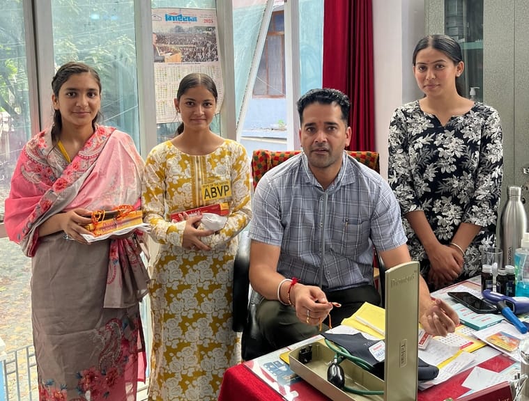 Rakhi tied to security, health and media personnel