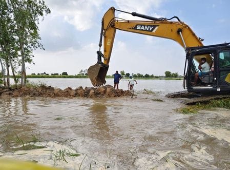 Bhaini Mato village is sinking, a dam will be built on the border of Saiman