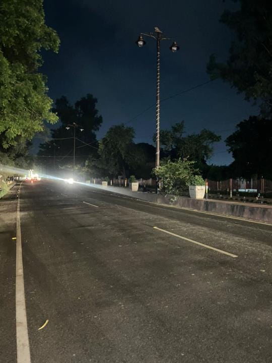 Lights worth Rs 56 lakhs got lost in the darkness
