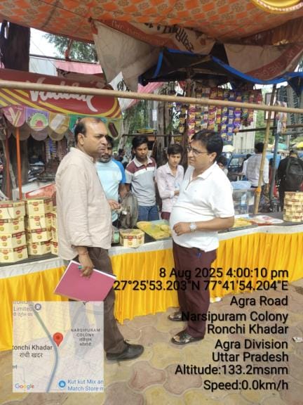 Action taken against 10 shopkeepers for weighing the box with Ghevar