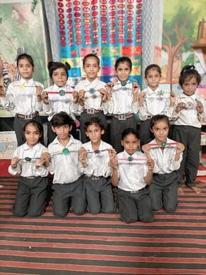 Told children the importance of Rakshabandhan