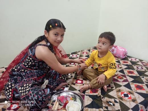 Rakhi festival celebrated in rural areas