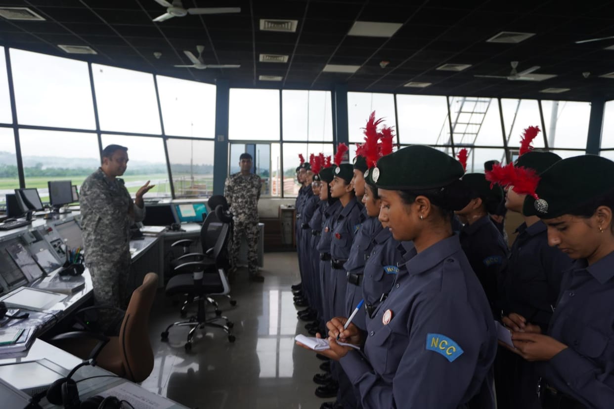 Udhampur, Air Force Station, NCC Cadets Visit