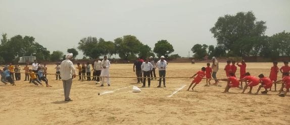 Durjanpur team was the winner in girls' Kabaddi and Karsindhu team was the winner in boys' Kabaddi