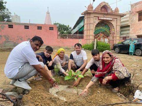 Triveni was installed on the birthday of the son