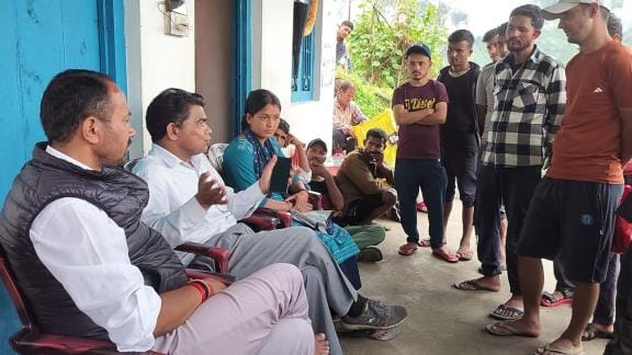 New land will have to be found for the disaster-affected families of Dafa village