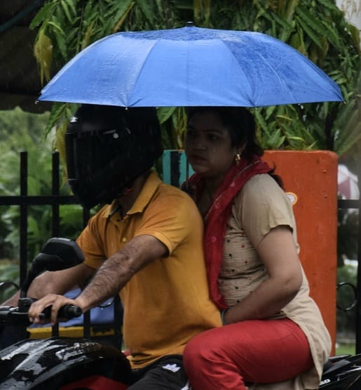Heavy rain, pleasant weather