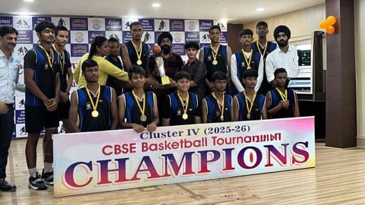 Army Public School won medals in CBSE Cluster-4 Basketball and Hockey competitions