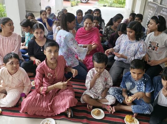 The MLA celebrated Raksha Bandhan festival with the daughters of Balgram