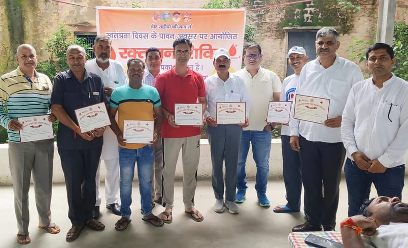 Blood donation is the most virtuous act related to humanity: Vipin Kumar