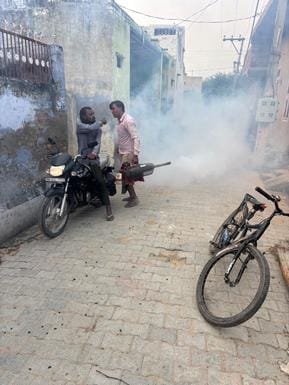 After 14 dengue cases were found, Khol area became a hot spot