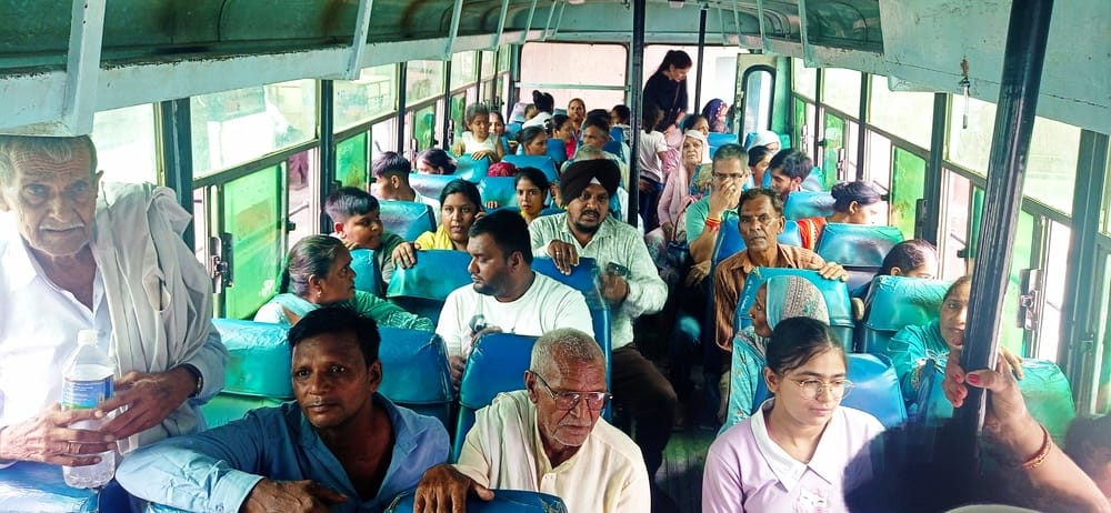 The city was jammed due to the rush of vehicles on Rakshabandhan, the traffic system collapsed