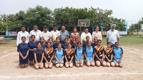 Sunrise School is first in badminton and Jatwad Government School is first in football