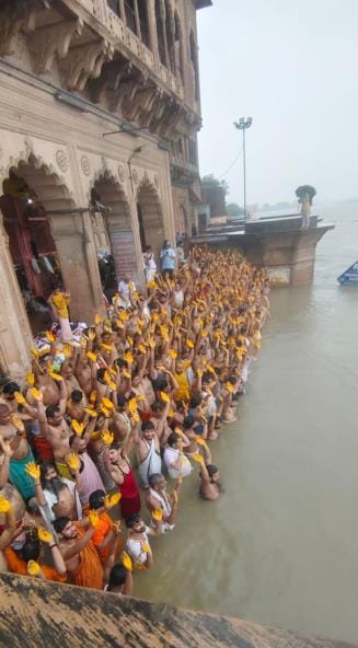 Sapta Rishi and Yagyopaveet Pujan was done at Kesi Ghat