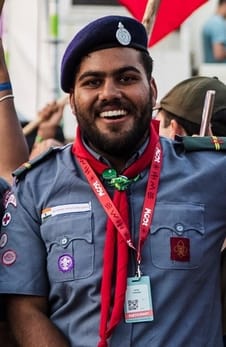 Ghumarvi's Nitin represented the country in the World Scout Moot