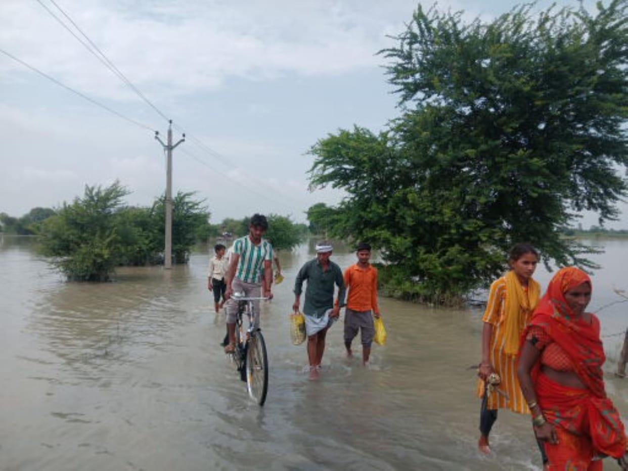 Worries about the family trapped in the flood havoc