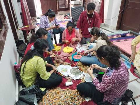 Made skilled by giving training in craftsmanship