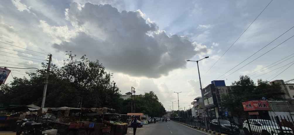 Morning clouds gave hope of relief, afternoon heat broke all hopes