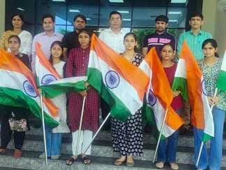 CRSU students left for participation in Tiranga Yatra from Rohtak to Kashmir