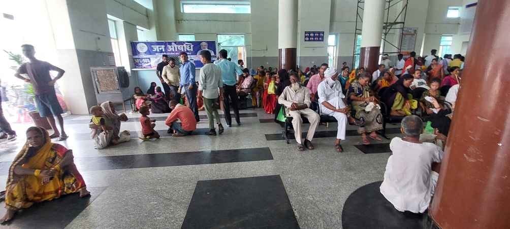A record 1847 patients reached the OPD of the district hospital