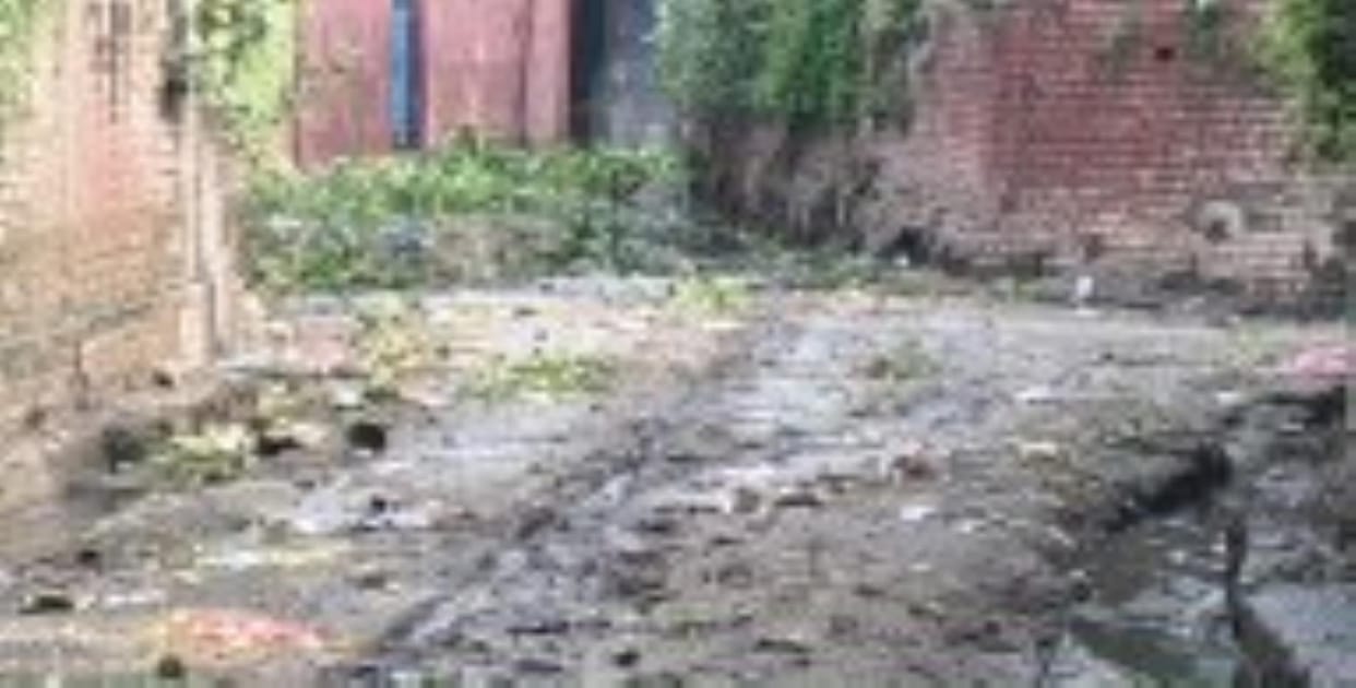 Mud, stench and waterlogging after the flood