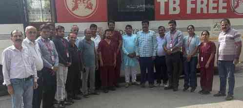 150 people were screened for health in the camp