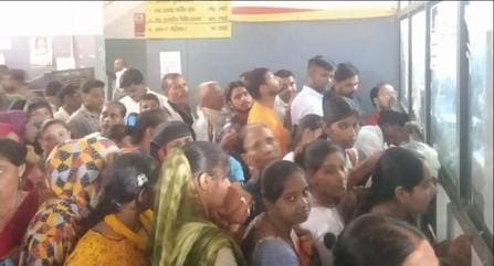 After waiting in two lines, the prescription for treatment arrived in two hours