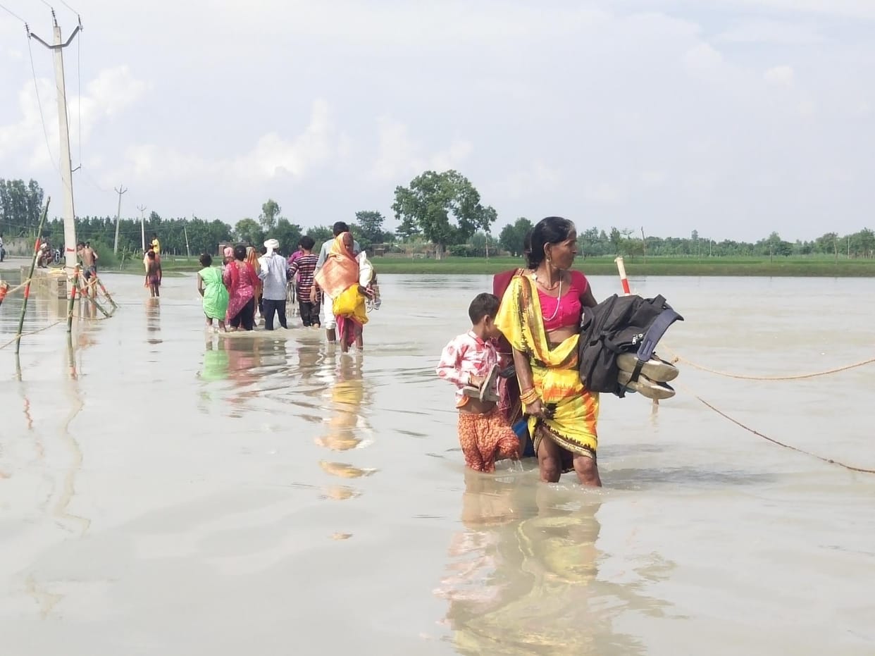 The water level has decreased but there is still a flood of troubles in the villages