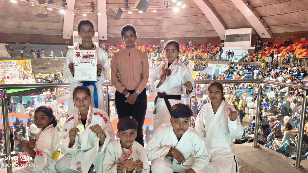 City players won gold, silver and bronze in Karate