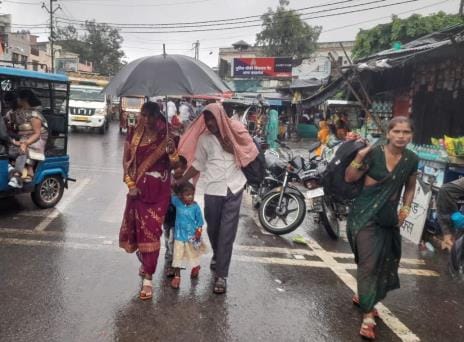 kasganj news morning rain evening sunshine