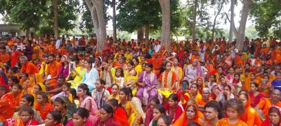 A gathering of Kawadis took place in Dharauli,